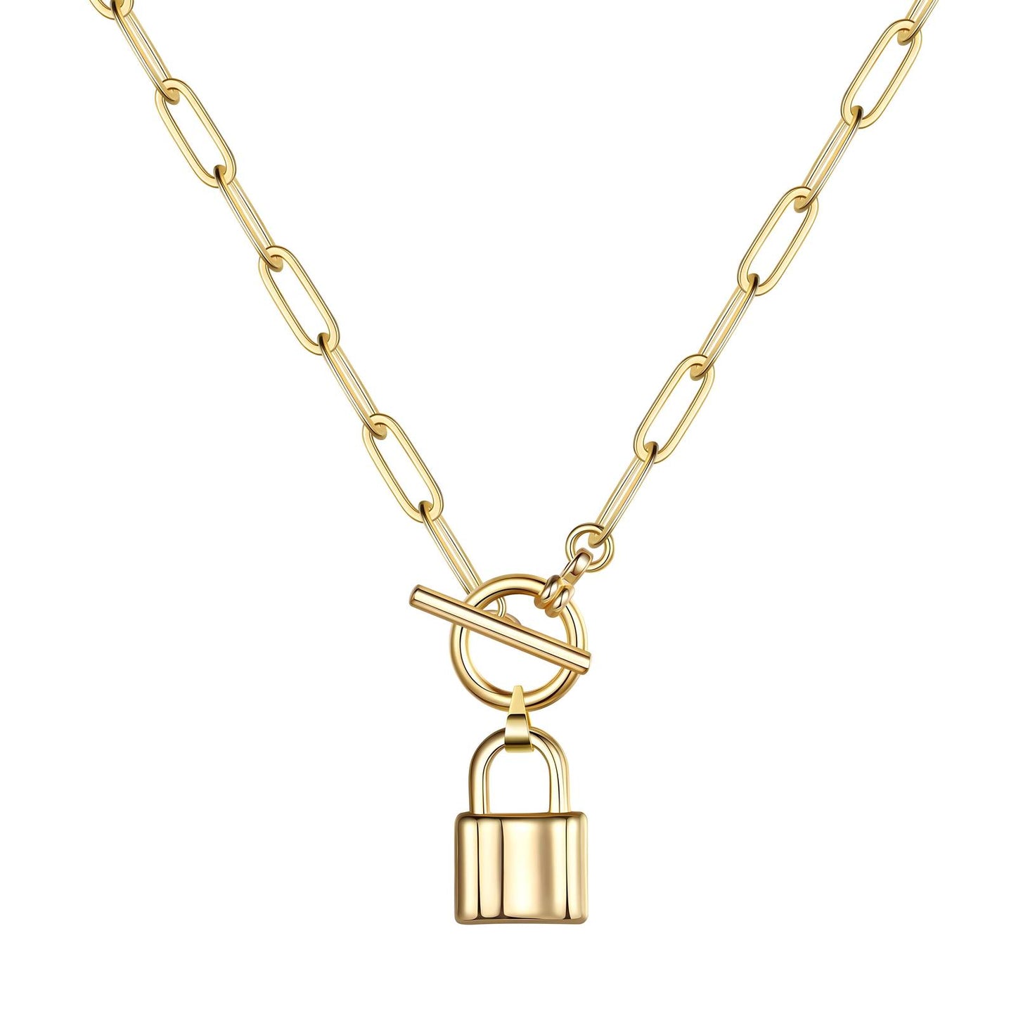 T-Bar padlock necklace